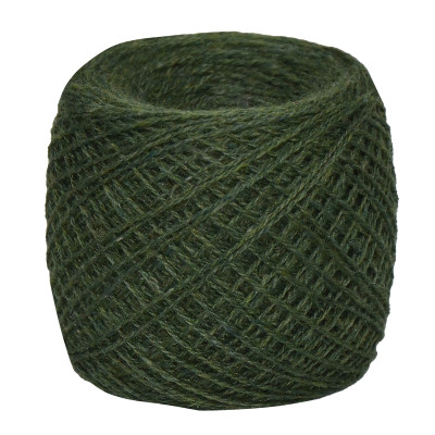 Przędza półwełniana merynosowa 10/2 nr.506 zielony 100g/500m TM Yaroslav